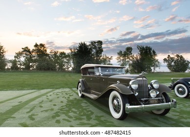 Owen Sound, Ontario - 09/18/2016: Field Load In - 2016 Cobble Beach Concours DElegance