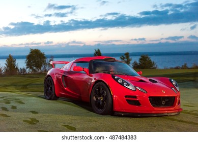 Owen Sound, Ontario - 09/18/2016: Red Lotus - 2016 Cobble Beach Concours DElegance