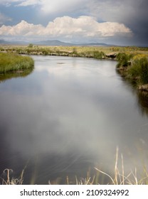 The Owens River On A Cloudy Day