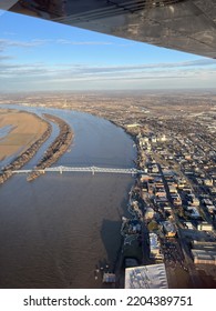 Owensboro Kentucky Blue Bridge Aerial View