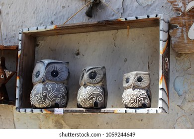 Owls have been made by wooden materials. - Powered by Shutterstock