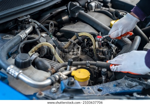 the owner of an expensive car brought his own car for\
repair in a car service with repair. The concept of repairing an\
expensive car