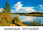 Oxbow Bend of the Snake River in Grand Teton National Park in Wyoming, United States