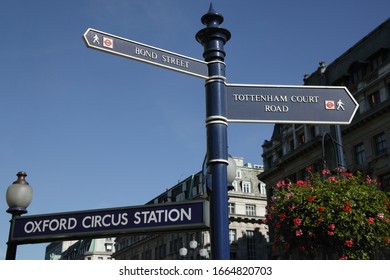 Oxford Circus Station, London, UK