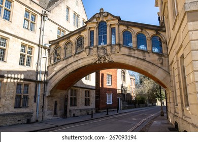 Oxford, England - March 22: View from the University Church of St. Mary in Oxford, England on March 22, 2015.
