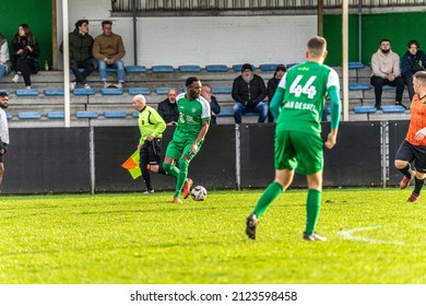 Oxford Hemiksem Vs Willebroek Sportvereniging, 13-02-2022, Hemiksem Belgium: Football Match In Provincial Division Of Antwerp