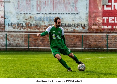 Oxford Hemiksem Vs Willebroek Sportvereniging, 13-02-2022, Hemiksem Belgium: Football Match In Provincial Division Of Antwerp