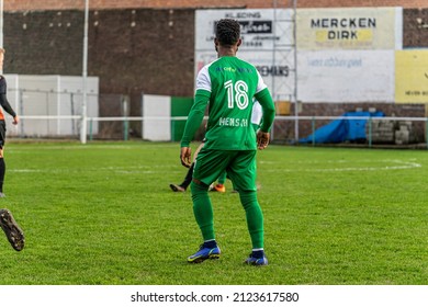 Oxford Hemiksem Vs Willebroek Sportvereniging, 13-02-2022, Hemiksem Belgium: Football Match In Provincial Division Of Antwerp