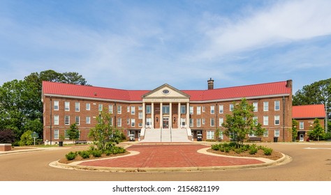 Oxford, MS - May 15, 2022: Guyton Hall On The University Of Mississippi Campus Is Home To The Ole Miss School Of Education