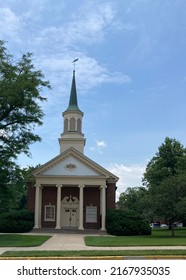 Oxford, OH - June 12, 2022: Sesquicentennial Chapel On The Campus Of Miami University.