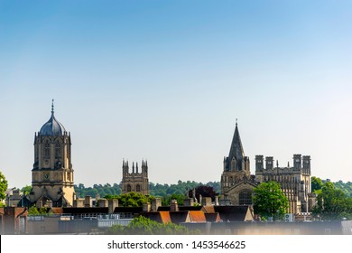 OXFORD, UK - June 27, 2019: Oxford skyline, Oxford, UK