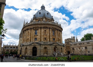 OXFORD, UK - MAY 28, 2022: Radcliffe Camera, Bodleian Library, Oxford University, Oxford, England, United Kingdom.