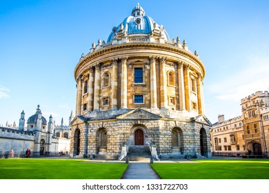 OXFORD, UK - SEPTEMBER 11, 2017: Radcliffe Camera, Bodleian Library, Oxford University, Oxford, Oxfordshire, England, United Kingdom 