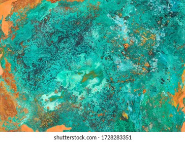 Oxide Of Copper, Verdigris Texture