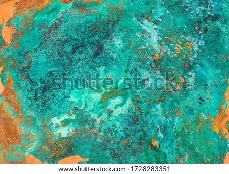 oxide of copper, verdigris texture