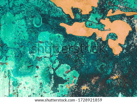 oxide of copper, verdigris texture