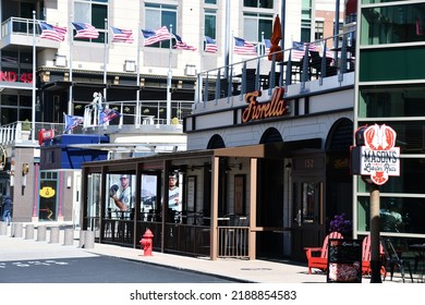 OXON HILLS, MD - APR 2: National Harbor In Oxon Hills, Maryland, As Seen On April 2, 2021.