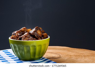 Oxtail. Typical Dish Of Brazilian Cuisine. Space For Text