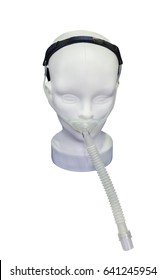 Oxygen Mask, Isolated On A White Background.