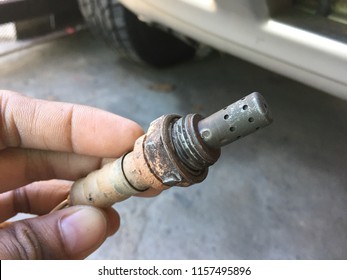 Oxygen Sensor On New Modern Car