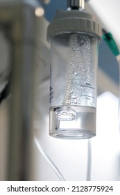 Oxygen And Suction Valves In The Intensive Care Unit Of A Hospital, Selective Focus