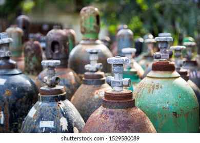 Oxygen Tank Helium Container Damaged Not Stock Photo 1529580089 ...