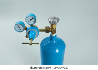 Oxygen Tank On Light Grey Background Stock Photo 1894461187 | Shutterstock