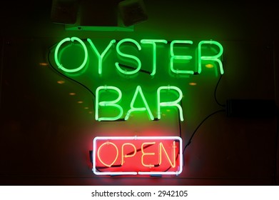 Oyster Bar Neon Sign