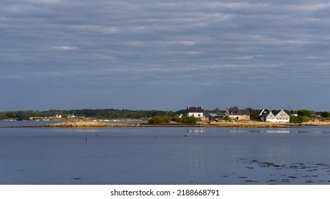 Oyster Farm In Etel River