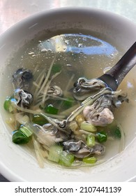 Oyster Soup Ready To Be Served