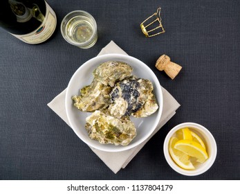 Oysters, Prosecco, Mignonette & Lemon