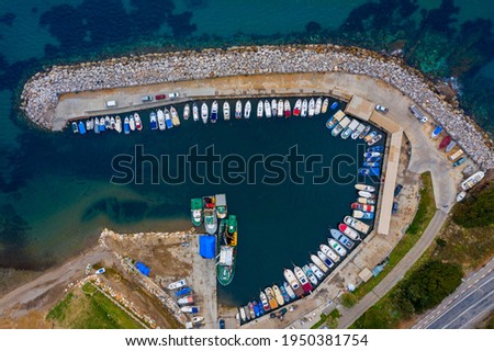 Ozdere İzmir fihing port in Turkey