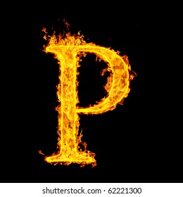 P ,fire Letter