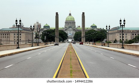 PA State Capitol At Harrisburg 