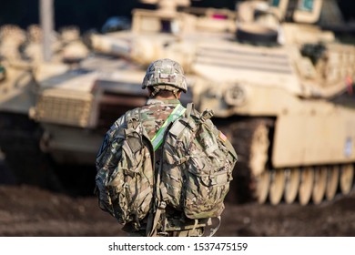 Pabrade/Lithuania October 21, 2019
A US Soldiers From 1st Cavalry Division