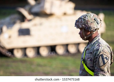 Pabrade/Lithuania October 21, 2019
A US Soldiers From 1st Cavalry Division