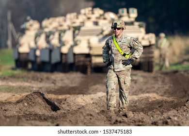 Pabrade/Lithuania October 21, 2019
A US Soldiers From 1st Cavalry Division