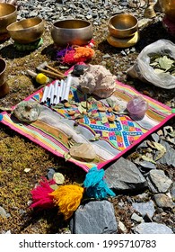 Pachamama Ritual In Peruvian Andes