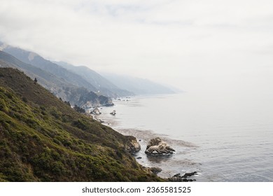 Pacific Coast of California Big Sur Ocean - Powered by Shutterstock