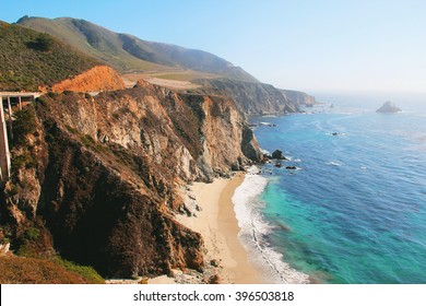 Pacific Coast Highway at Southern California - Shutterstock ID 396503818