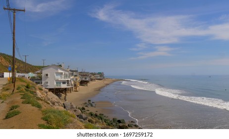 Pacific Coast At Malibu - Aerial View