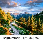 The Pacific Crest Trail Near Snoqualmie Pass.
Alpine Lakes Wilderness, Cascade Mountains, Washington, USA