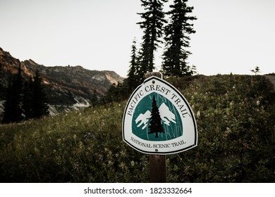 Pacific Crest Trail Park Sign