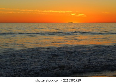 Pacific Ocean Beach Views And Sunset