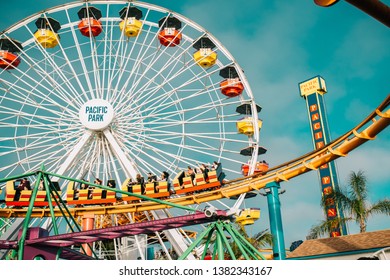 Pacific Park In Santa Monica California April 13, 2019