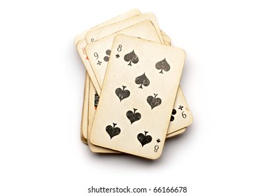 Pack Of Cards Isolated On White