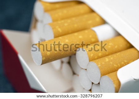 A pack of cigarettes