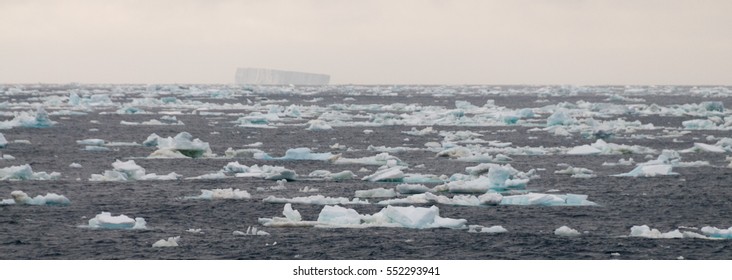 Pack Ice In The Weddell Sea.