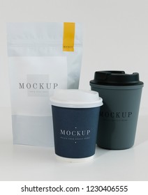 Packaging Mockup For A Coffee Shop