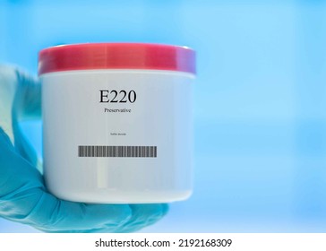 Packaging with nutritional supplements E220 preservative